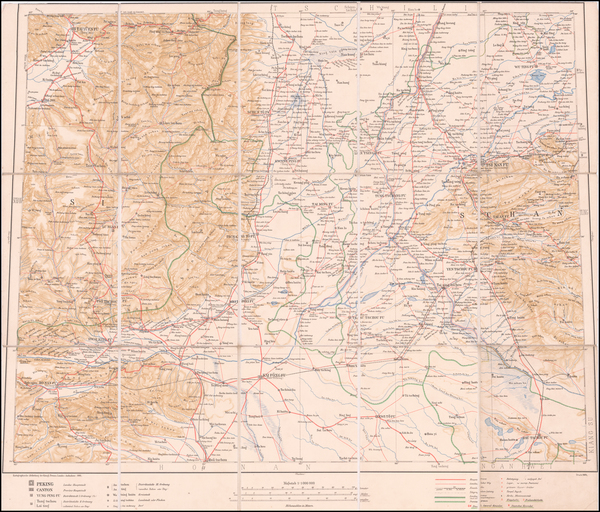 75-China Map By Prussian Royal Map Division