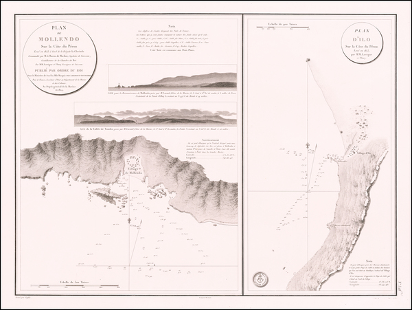 75-Peru & Ecuador Map By Depot de la Marine