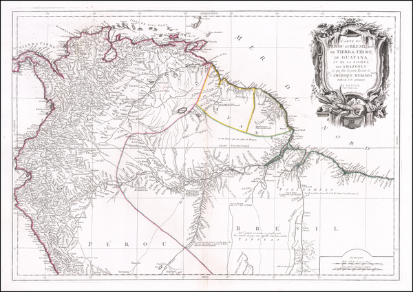 0-Colombia, Brazil, Guianas & Suriname and Peru & Ecuador Map By Paolo Santini