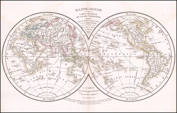 38-World Map By Delamarche