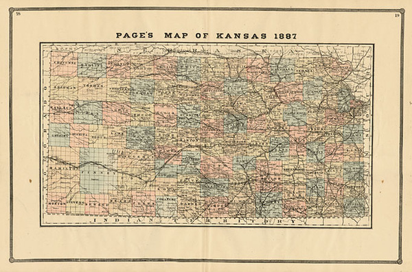 22-Plains Map By H.R. Page  &  Co.