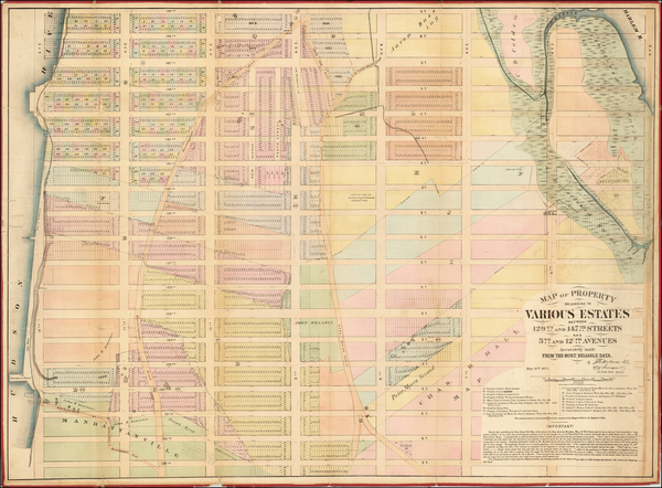 65-New York City Map By John Bute Holmes