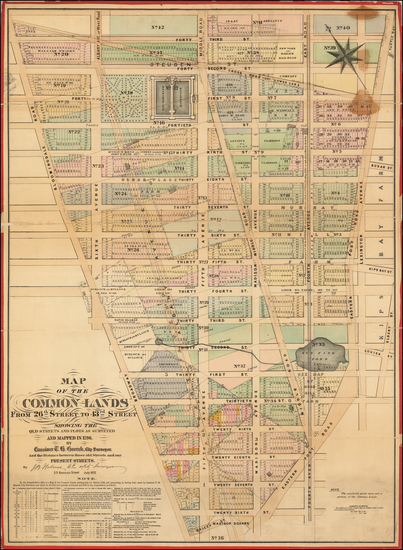 68-New York City Map By John Bute Holmes