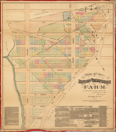 9-New York City Map By John Bute Holmes