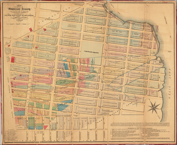 42-New York City Map By John Bute Holmes