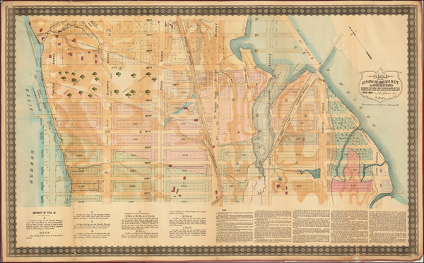 13-New York City Map By John Bute Holmes