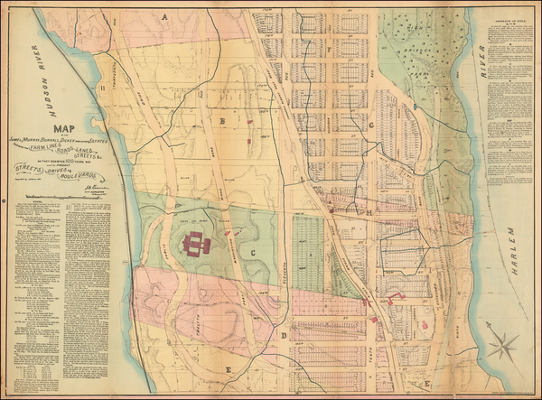 20-New York City Map By John Bute Holmes