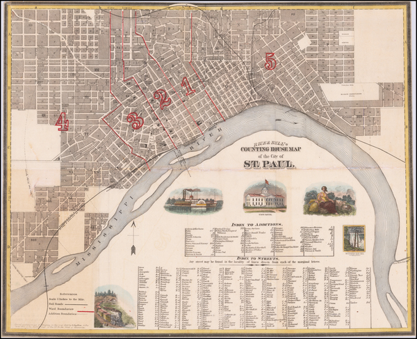 41-Minnesota Map By G. Jay Rice