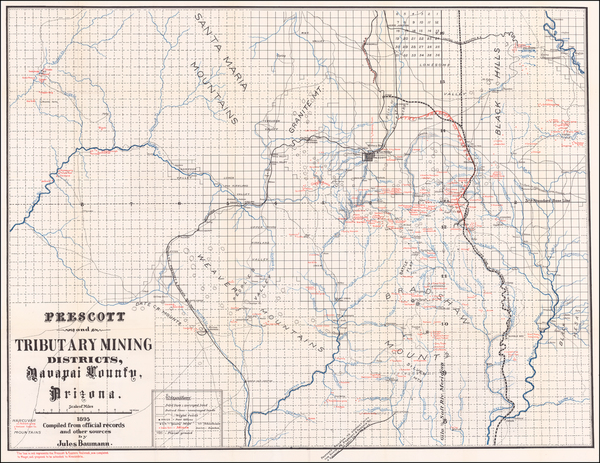 96-Arizona Map By Jules Baumann