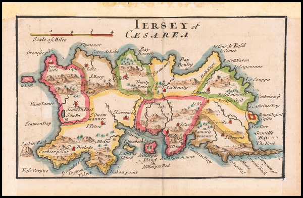 8-British Counties Map By Anonymous