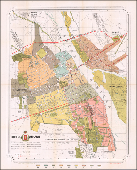 98-Poland Map By Felix Julian Kasprzykiewicz