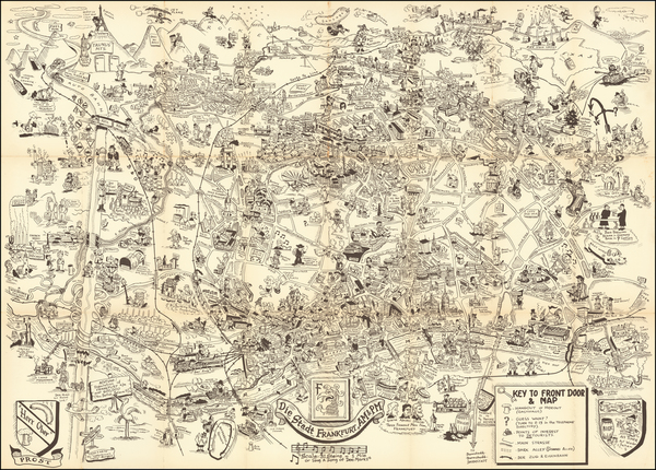 5-Pictorial Maps and Germany Map By Byrel W. Burgess