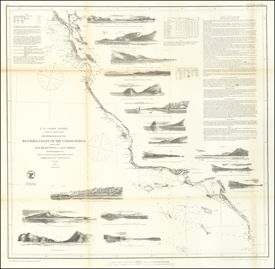 30-California Map By United States Coast Survey