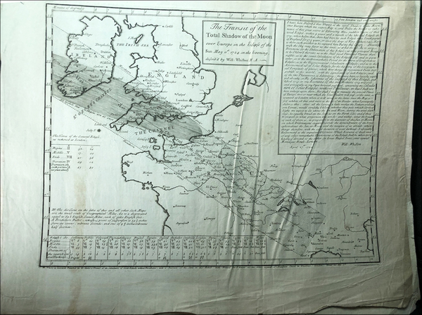 71-British Isles and Celestial Maps Map By John Senex