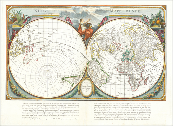 24-World, Northern Hemisphere and Southern Hemisphere Map By Paolo Santini