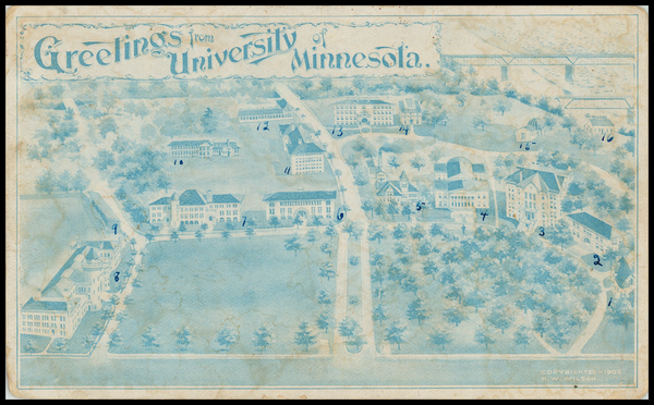 35-Minnesota Map By W. H. Wilson