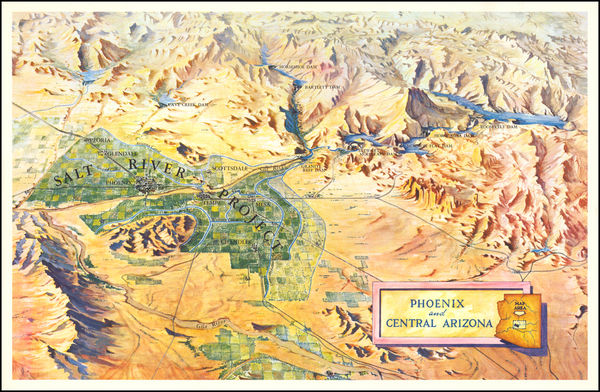 5-Arizona Map By Anonymous