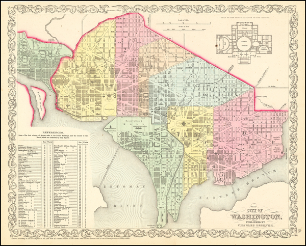 97-Mid-Atlantic and Washington, D.C. Map By Charles Desilver