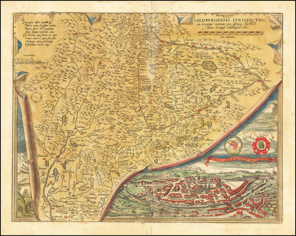 70-Austria Map By Abraham Ortelius