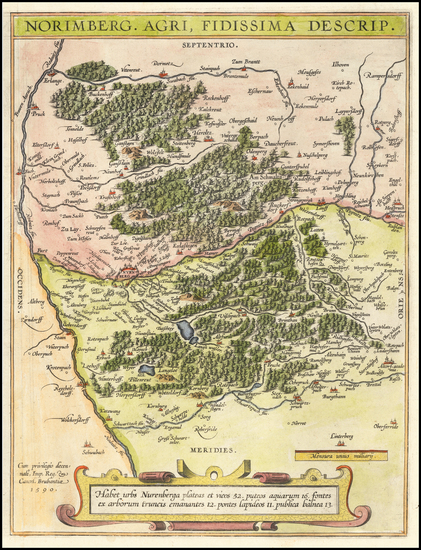 6-Germany Map By Abraham Ortelius