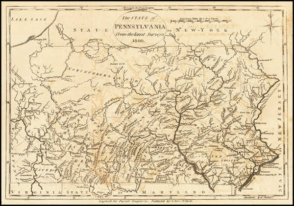 90-Pennsylvania Map By John Payne