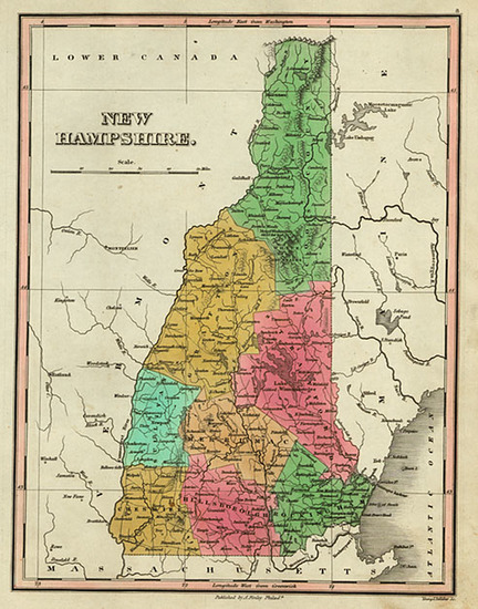 89-New England Map By Anthony Finley