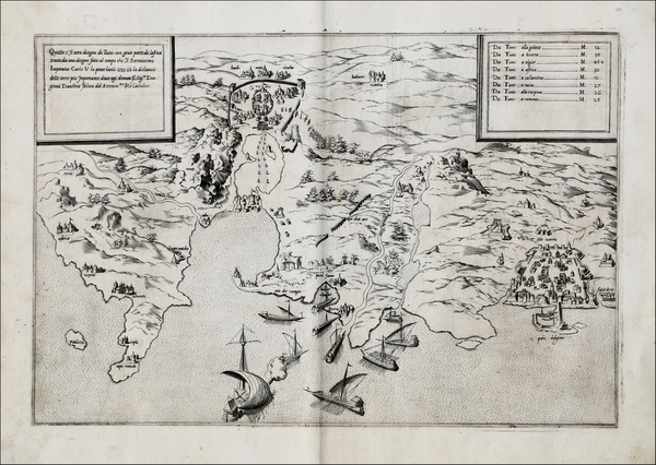 26-North Africa Map By Petrus Palumbus Palombo