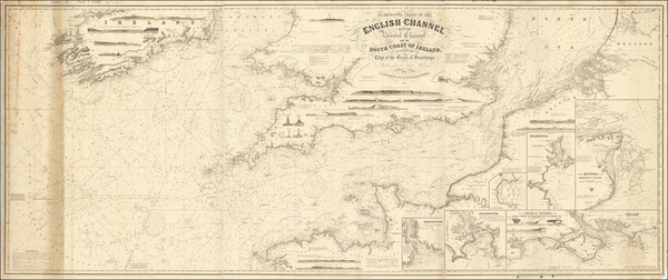 75-British Isles, England and Ireland Map By J. S. Hobbs