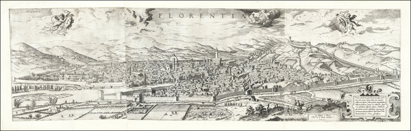 2-Other Italian Cities Map By Hieronymus Cock / Paul van der Houve