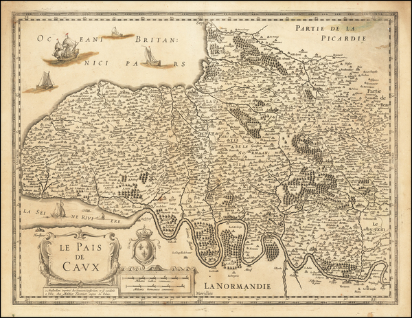 63-France and Normandie Map By Jan Jansson