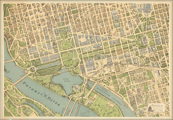 0-Washington, D.C. Map By Jorge Guzmán Hernández