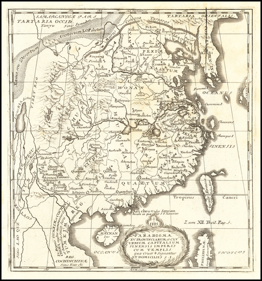 56-China and Korea Map By Joseph Stocklein