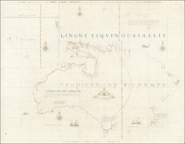 20-Australia, Oceania and New Zealand Map By Gerard Hulst Van Keulen