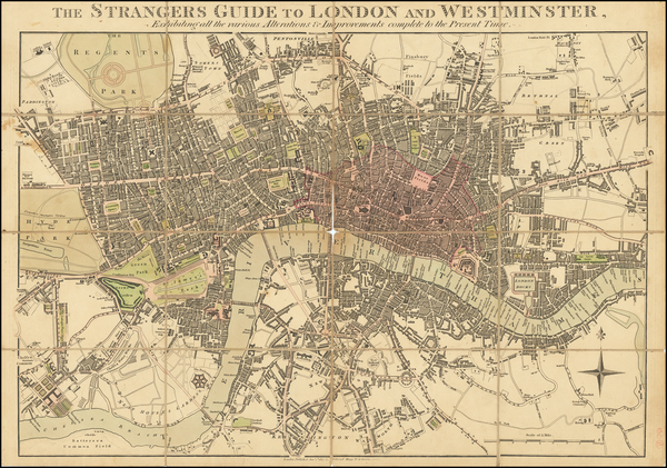 8-London Map By Edward Mogg