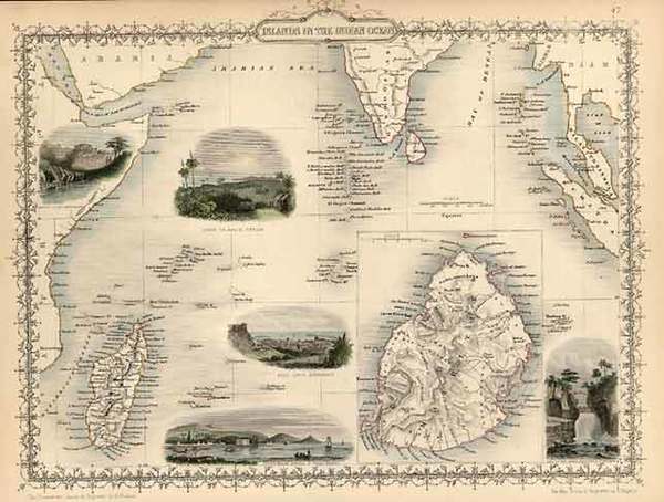 60-Asia, India and Southeast Asia Map By John Tallis