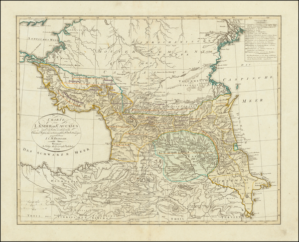 62-Russia, Ukraine, Central Asia & Caucasus and Turkey & Asia Minor Map By Iohann Matthias