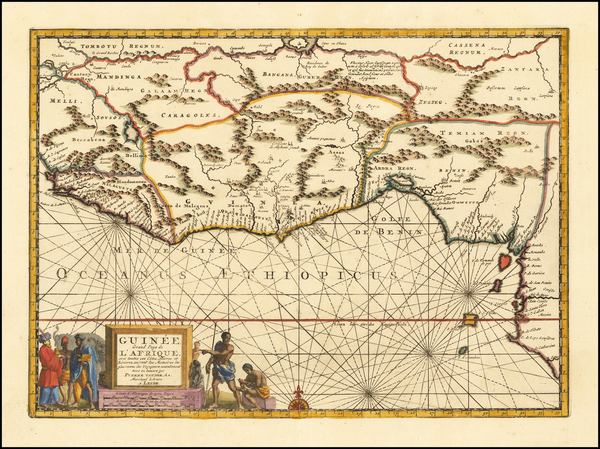 13-West Africa Map By Pieter van der Aa