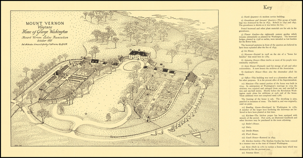 69-Virginia Map By Mount Vernon Ladies' Association  &  Nathalia Ulman  &  Morley J. Willi