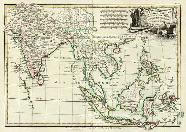 47-Asia, India, Southeast Asia, Philippines, Australia & Oceania and Oceania Map By Jean Lattr