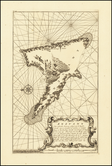 65-African Islands, including Madagascar Map By Francois Valentijn