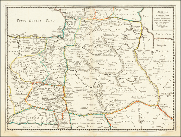 34-Central Asia & Caucasus and Turkey & Asia Minor Map By Philippe de la Rue