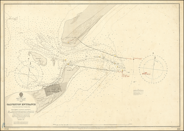 23-Texas Map By British Admiralty