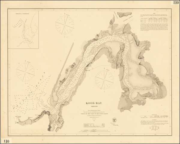 19-Oregon Map By United States Coast Survey