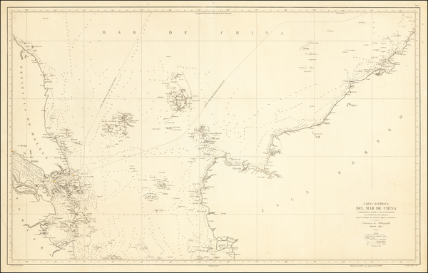 96-Singapore, Indonesia and Malaysia Map By Direccion Hidrografica de Madrid