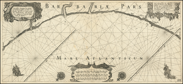 2-North Africa Map By Willem Janszoon Blaeu