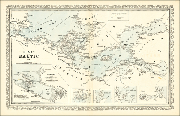 52-Russia, Baltic Countries and Scandinavia Map By Charles Desilver