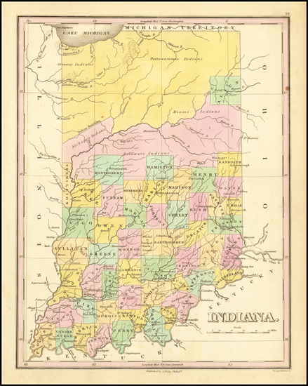 15-Indiana Map By Anthony Finley