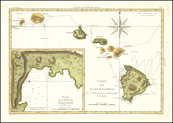 9-Hawaii and Hawaii Map By Rigobert Bonne