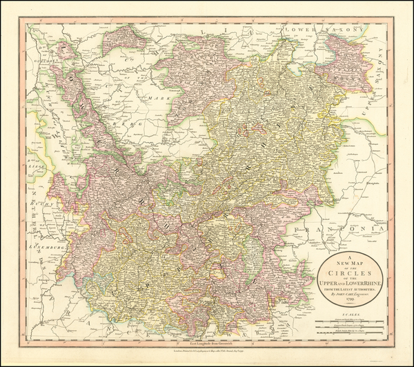 24-Austria, Czech Republic & Slovakia, Baltic Countries and Germany Map By John Cary