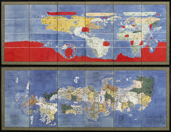 52-World and Japan Map By Anonymous